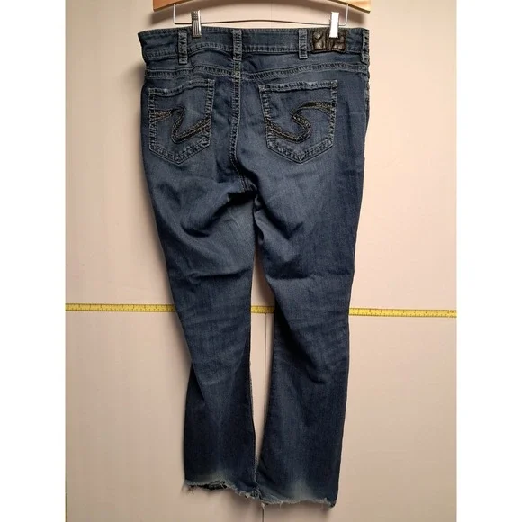 Womens Suki Silver Jeans-size 16/L33 - Picture 2 of 6